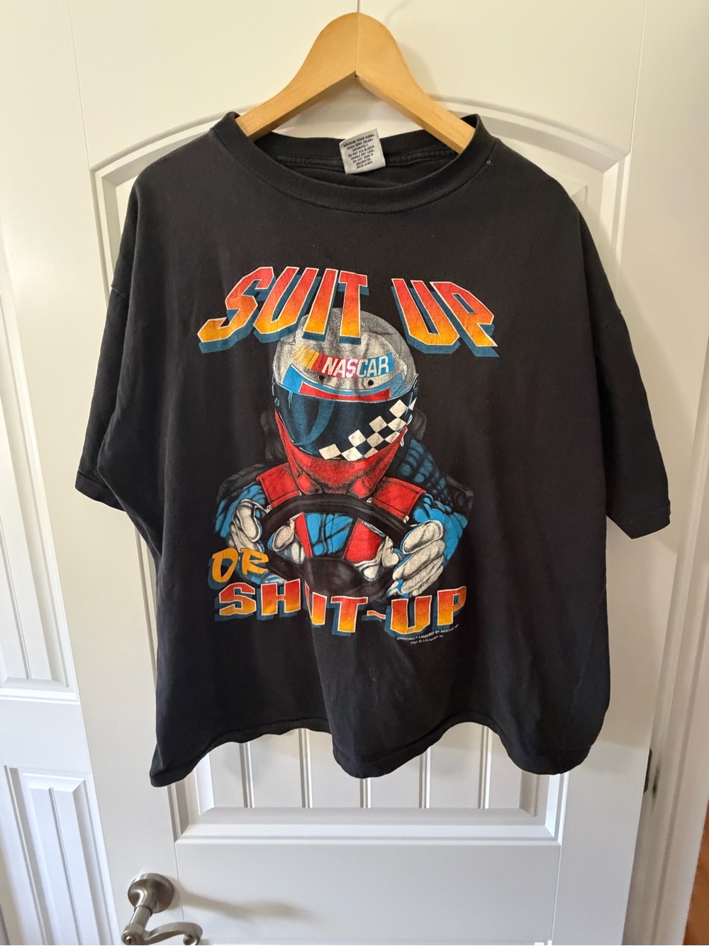 Vintage NASCAR 'Suit Up'  1995 Tee size XL